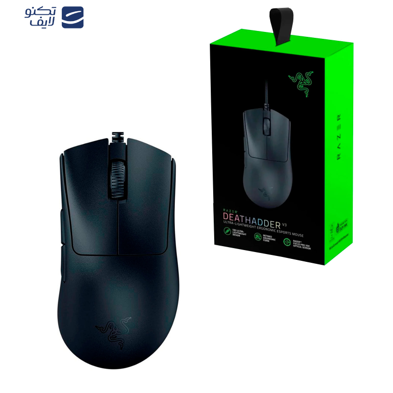 ماوس مخصوص بازی ریزر مدل DEATHADDER V3  ماوس مخصوص بازی ریزر مدل DEATHADDER V3