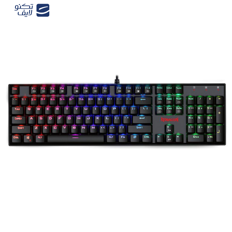 کیبورد مخصوص بازی ردراگون مدل K551 RGB کیبورد مخصوص بازی ردراگون مدل K551 RGB