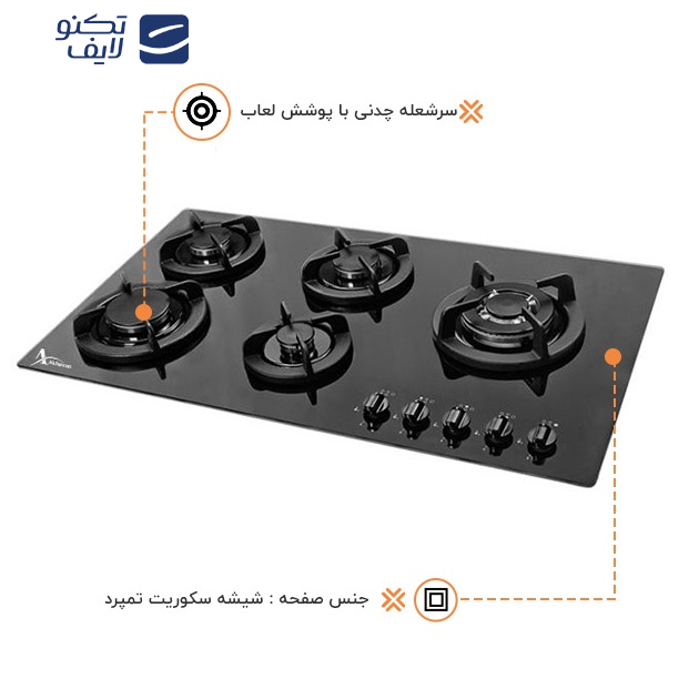 اجاق گاز صفحه ای اخوان مدل G24