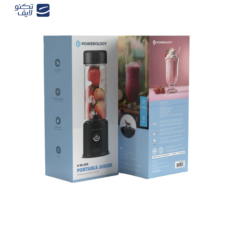 شیکر پاورولوجی مدل PN6BPJBK گنجایش 0.45 لیتر شیکر پاورولوجی مدل PN6BPJBK گنجایش 0.45 لیتر