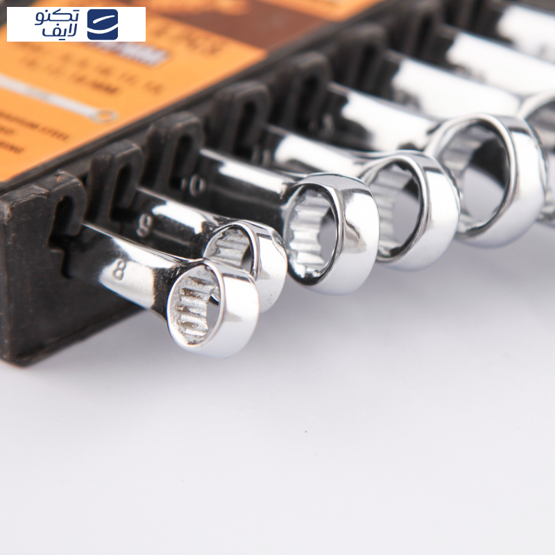 مجموعه 8 عددی آچار یکسر تخت یکسر رینگی مدل HT 252 مجموعه 8 عددی آچار یکسر تخت یکسر رینگی مدل HT 252