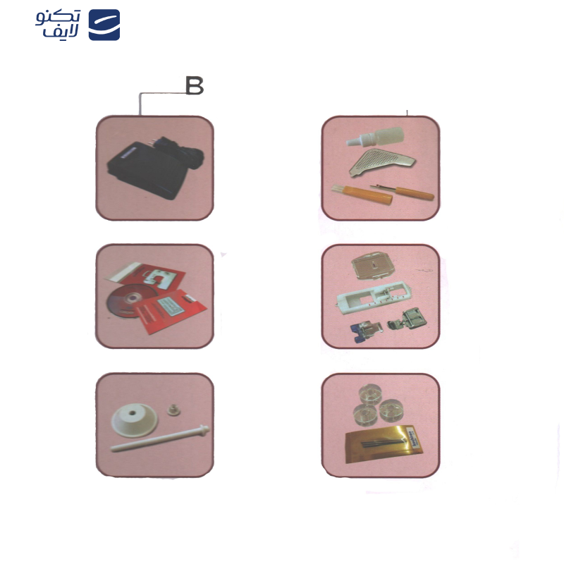 چرخ خیاطی کاچیران مدل elizabet210