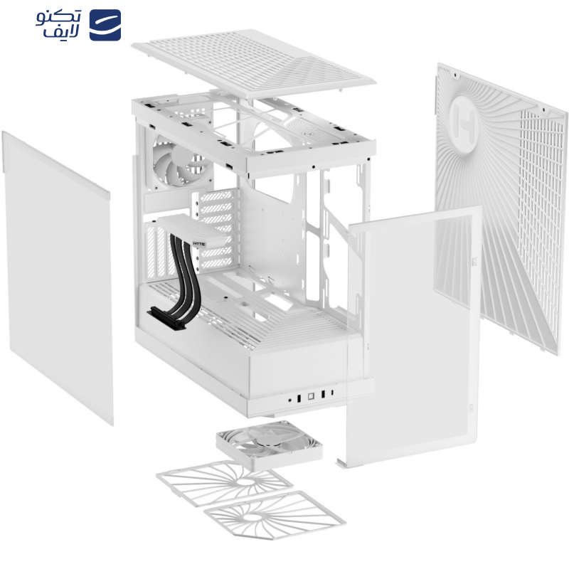 کیس کامپیوتر گیمینگ هایت مدل Y40 Snow White کیس کامپیوتر گیمینگ هایت مدل Y40 Snow White