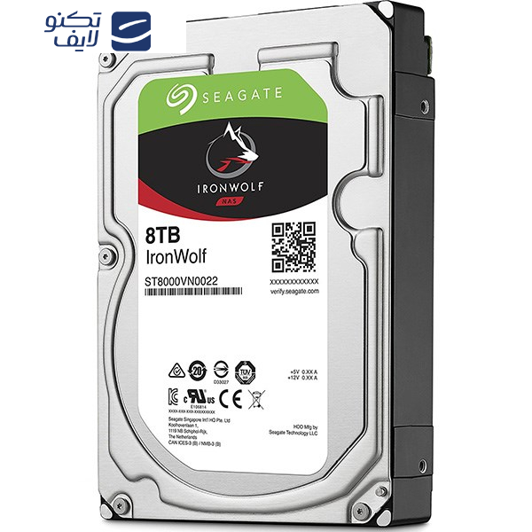 هارددیسک اینترنال سیگیت مدل IronWolf ST8000VN0022 ظرفیت 8 ترابایت هارددیسک اینترنال سیگیت مدل IronWolf ST8000VN0022 ظرفیت 8 ترابایت