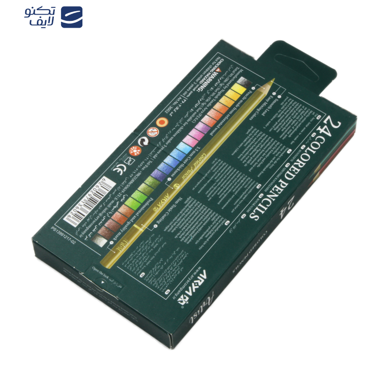 مداد رنگی 24 رنگ آریا مدل آرتیست مداد رنگی 24 رنگ آریا مدل آرتیست