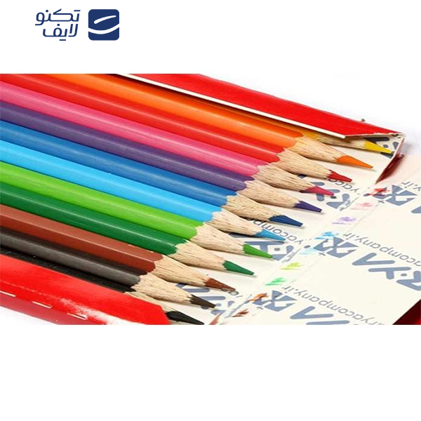 مداد رنگی 12 رنگ آریا کد 3016 بسته 2 عددی مداد رنگی 12 رنگ آریا کد 3016 بسته 2 عددی