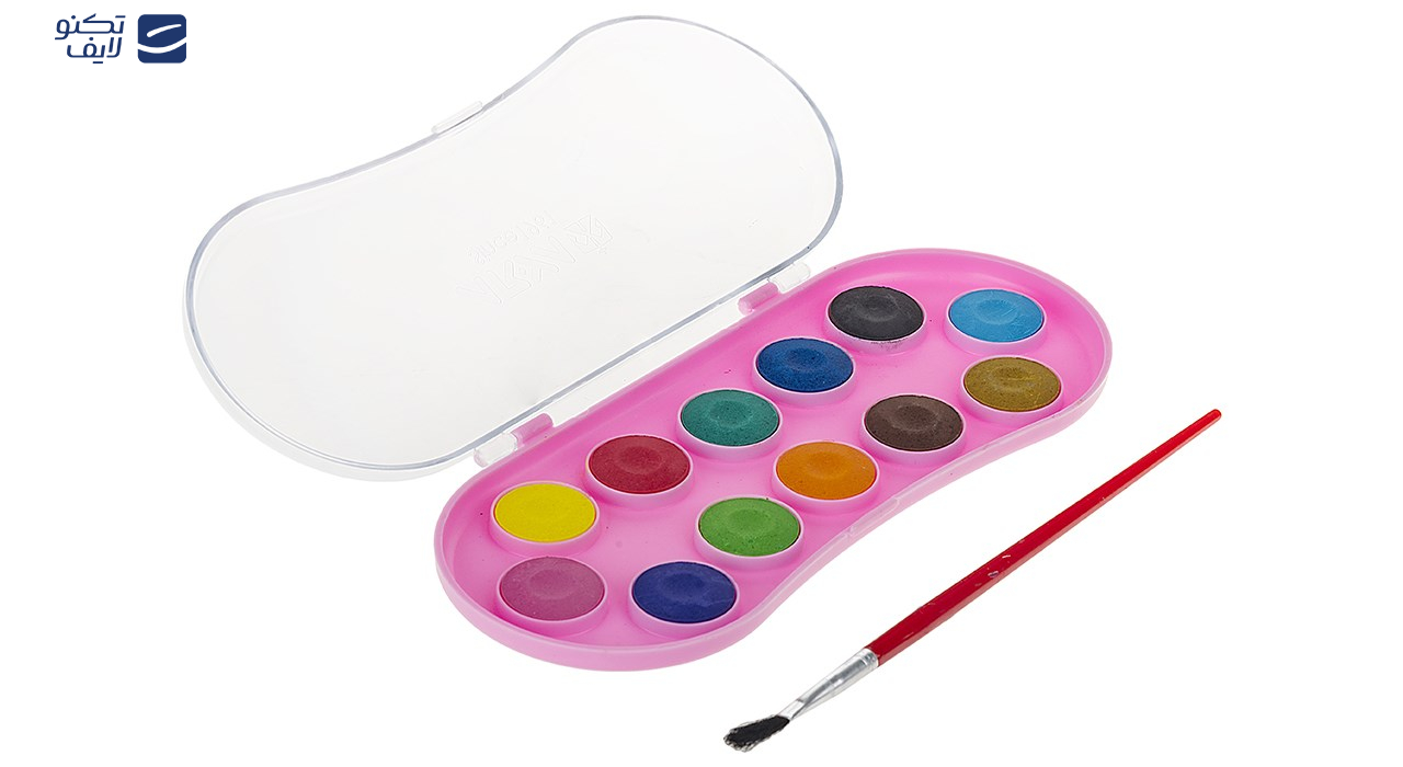 آبرنگ 12 رنگ آریا کد 1-5003