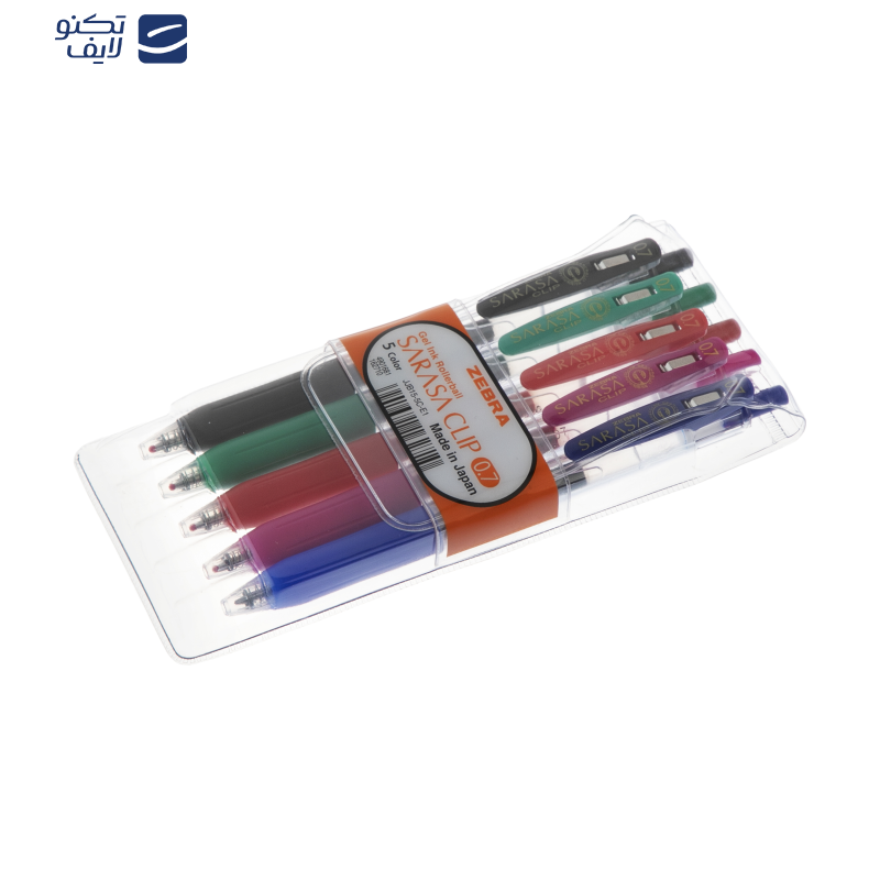 روان نویس زبرا مدل ساراسا کلیپ بسته 5 عددی روان نویس زبرا مدل ساراسا کلیپ بسته 5 عددی