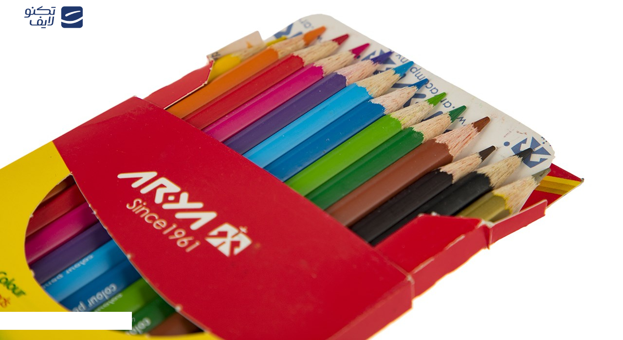 مداد رنگی 12 +1 رنگ آریا مدل 3016 مداد رنگی 12 +1 رنگ آریا مدل 3016