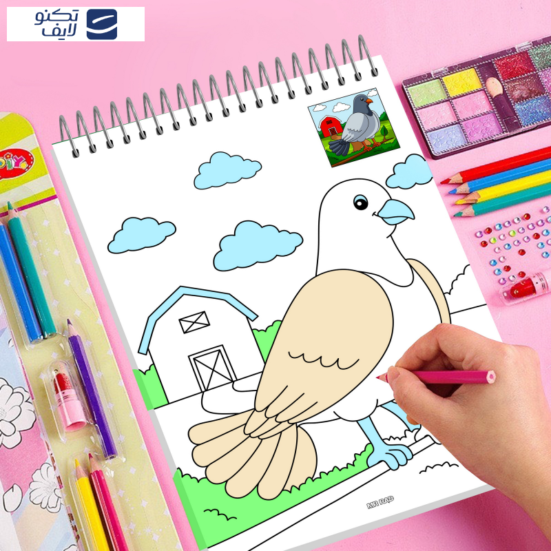 دفتر رنگ آمیزی مستر راد طرح رنگی کد 1669 دفتر رنگ آمیزی مستر راد طرح رنگی کد 1669