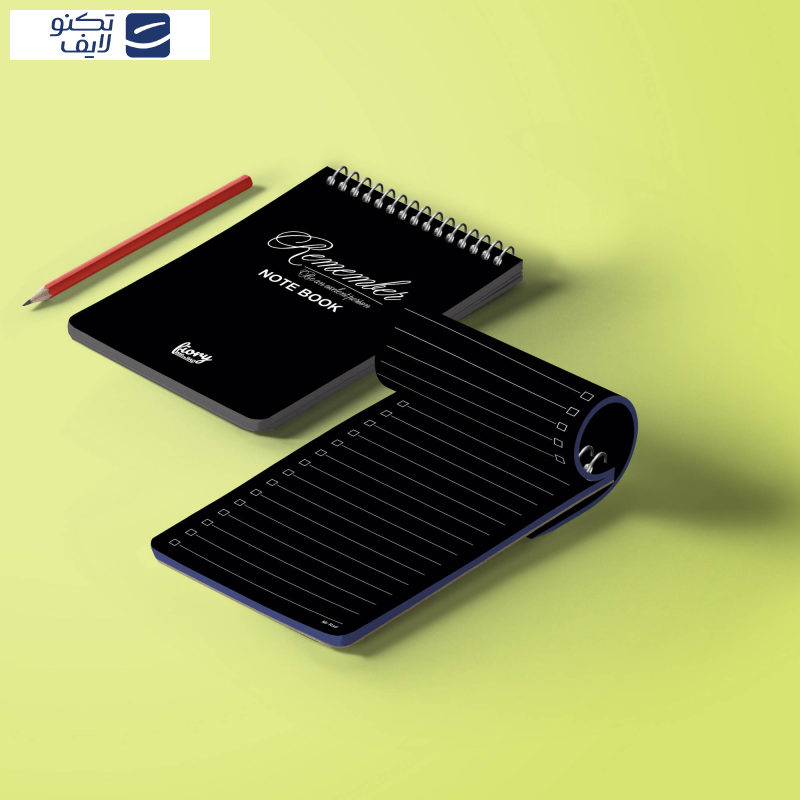 دفترچه یادداشت مستر راد طرح ثمر مدل cheeck box کد fiory 1954 