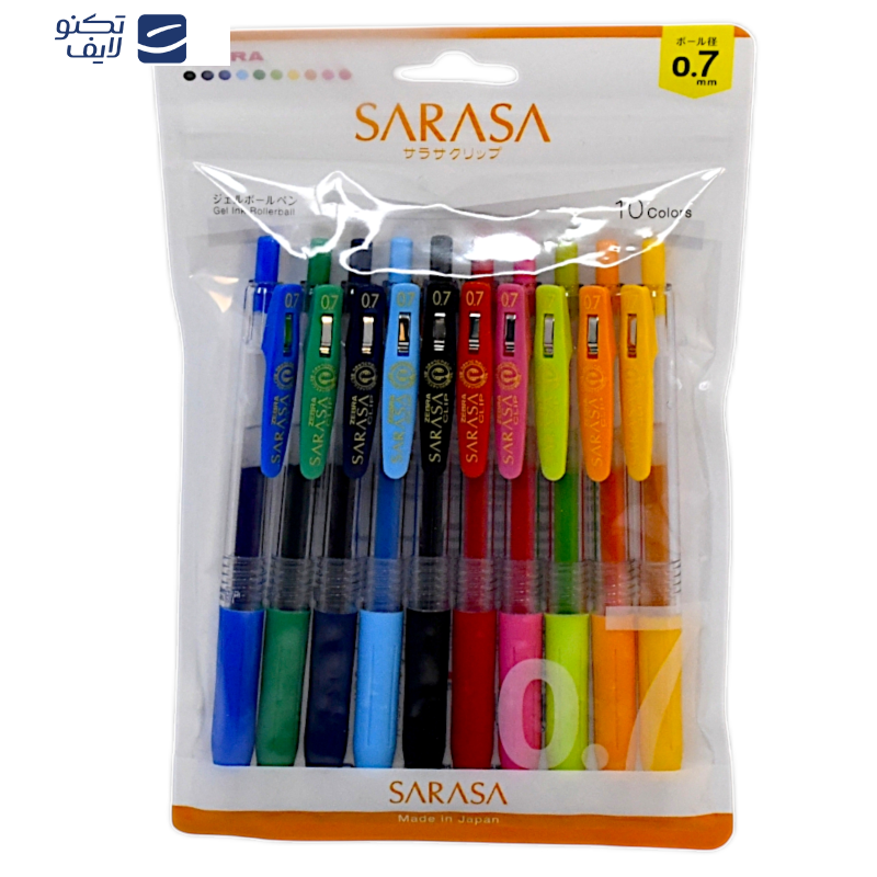 روان نویس زبرا مدل ساراسا کیفی بسته 10 عددی روان نویس زبرا مدل ساراسا کیفی بسته 10 عددی