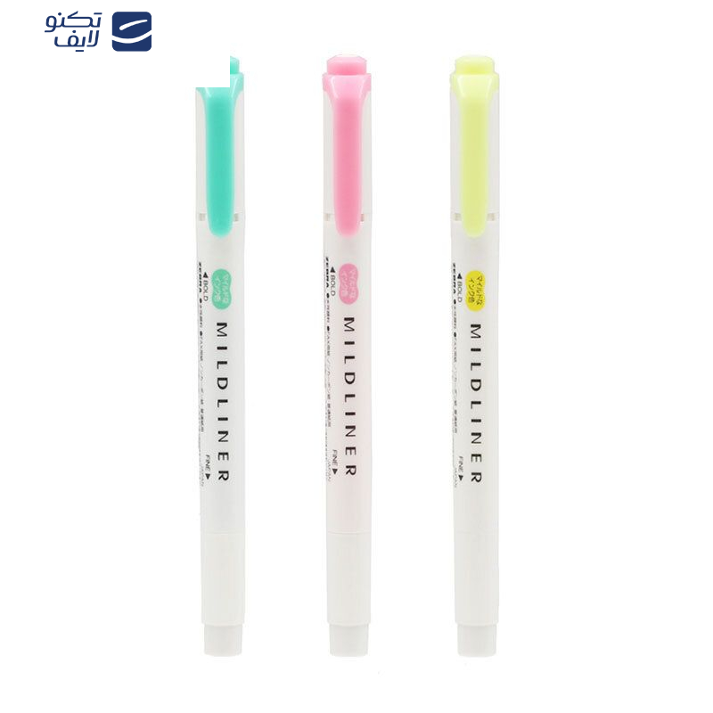 ماژیک علامت گذار دو سر زبرا مدل MILDLINER طرح Fluorescent Colors بسته 3 عددی ماژیک علامت گذار دو سر زبرا مدل MILDLINER طرح Fluorescent Colors بسته 3 عددی
