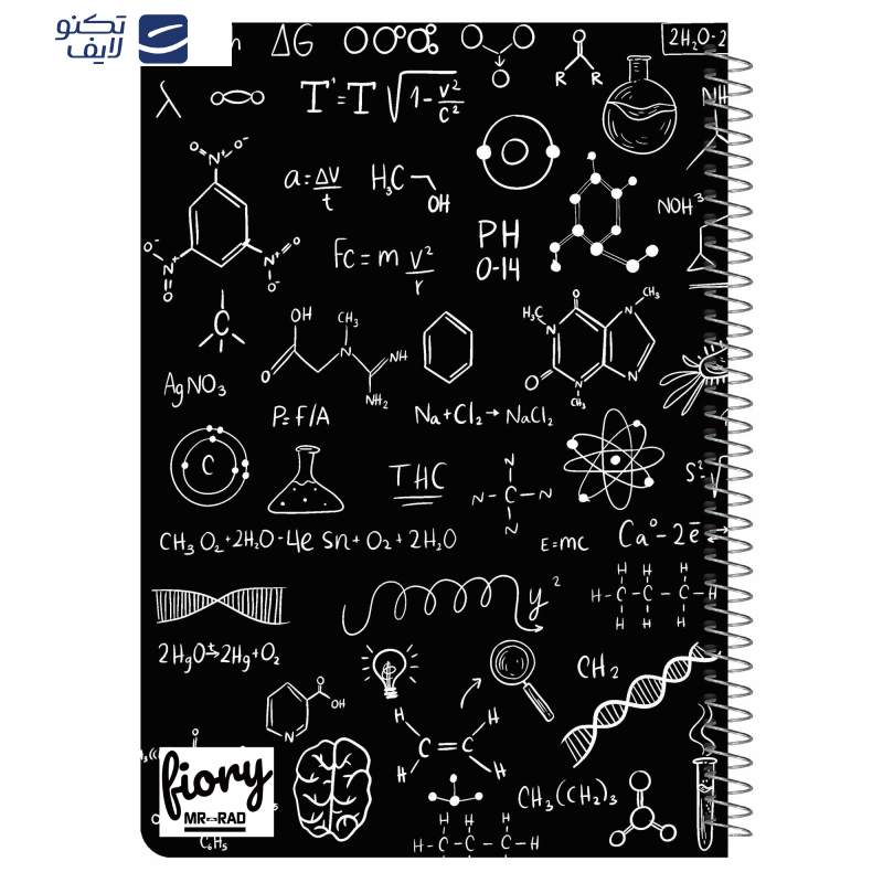دفتر مشق 50 برگ مستر راد مدل دفتر شیمی کد 1716 دفتر مشق 50 برگ مستر راد مدل دفتر شیمی کد 1716