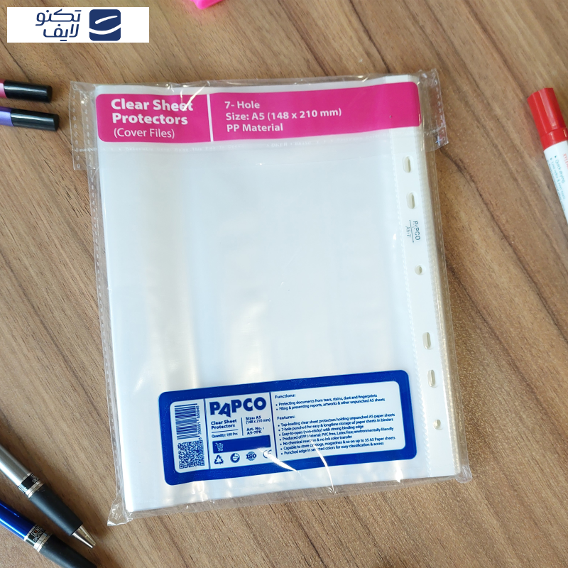 کاور کاغذ A5 پاپکو کد A5-7 بسته 200 عددی کاور کاغذ A5 پاپکو کد A5-7 بسته 200 عددی