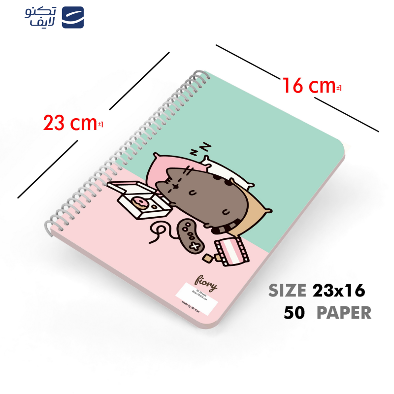 دفتر مشق 50 برگ مستر راد مدل گربه کیوت کد fiory 2191 دفتر مشق 50 برگ مستر راد مدل گربه کیوت کد fiory 2191