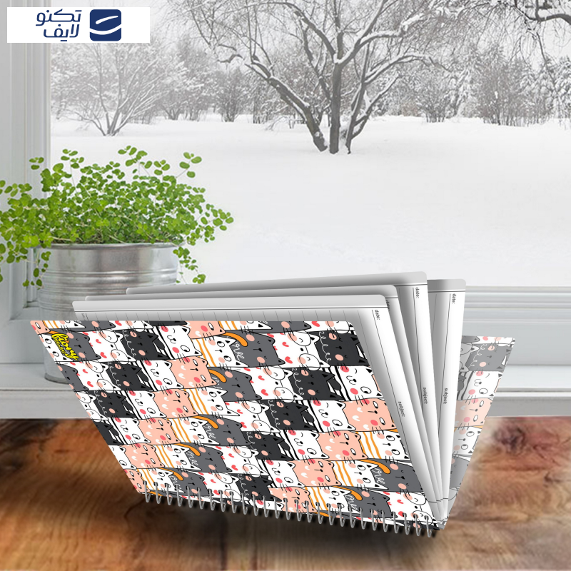 دفتر مشق 50 برگ مستر راد مدل گربه فانتزی کد fiory 2178  دفتر مشق 50 برگ مستر راد مدل گربه فانتزی کد fiory 2178