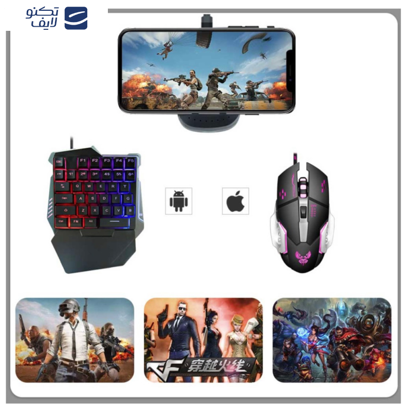 کیبورد و ماوس مخصوص بازی مدل G508 کیبورد و ماوس مخصوص بازی مدل G508