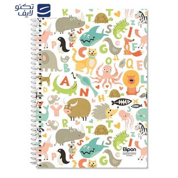 دفتر زبان 40 برگ الیپون کد 2901340 دفتر زبان 40 برگ الیپون کد 2901340