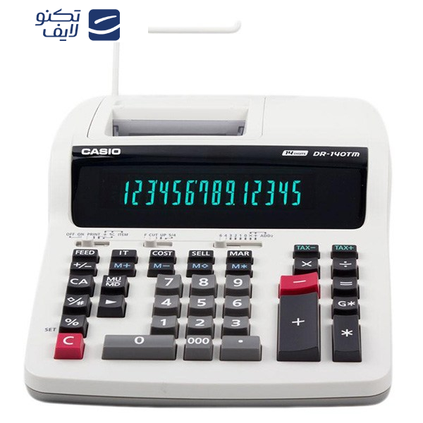 ماشین حساب کاسیو مدل DR-140TM ماشین حساب کاسیو مدل DR-140TM