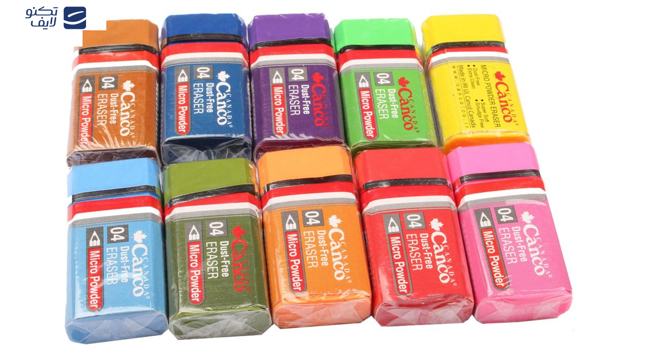 پاک کن کنکو مدل color بسته 8 عددی پاک کن کنکو مدل color بسته 8 عددی