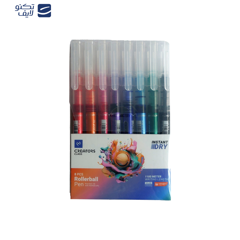 روان نویس کریتورز کلاس مدل Monet رنگی مجموعه 8 عددی روان نویس کریتورز کلاس مدل Monet رنگی مجموعه 8 عددی