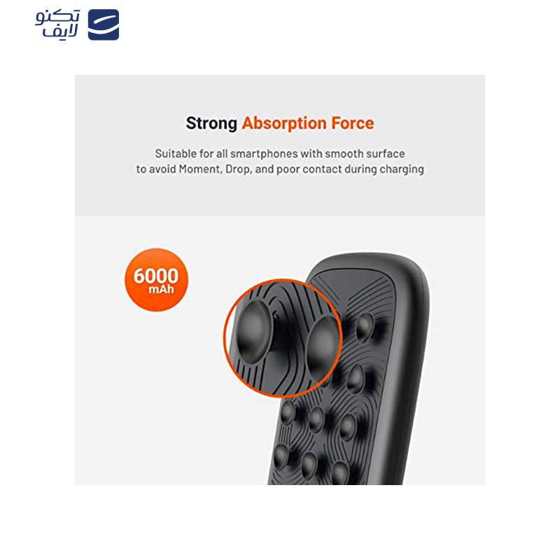 پاوربانک بی سیم پرودو مدل PD-OT17W ظرفیت 6000 میلی آمپر ساعت پاوربانک بی سیم پرودو مدل PD-OT17W ظرفیت 6000 میلی آمپر ساعت