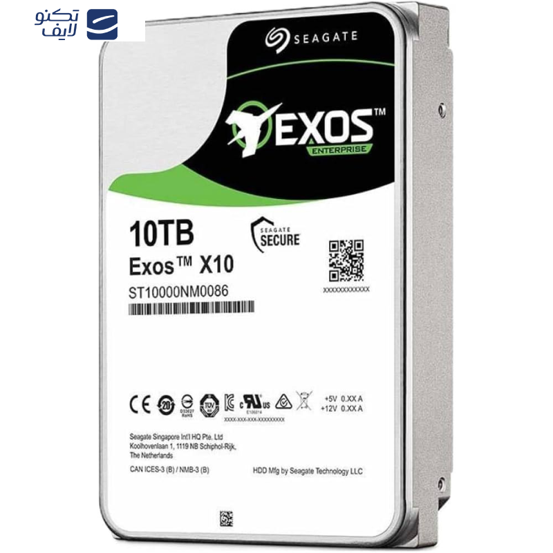 هارد دیسک اینترنال سیگیت مدل ST10000NM0096 ظرفیت 10 ترابایت هارد دیسک اینترنال سیگیت مدل ST10000NM0096 ظرفیت 10 ترابایت