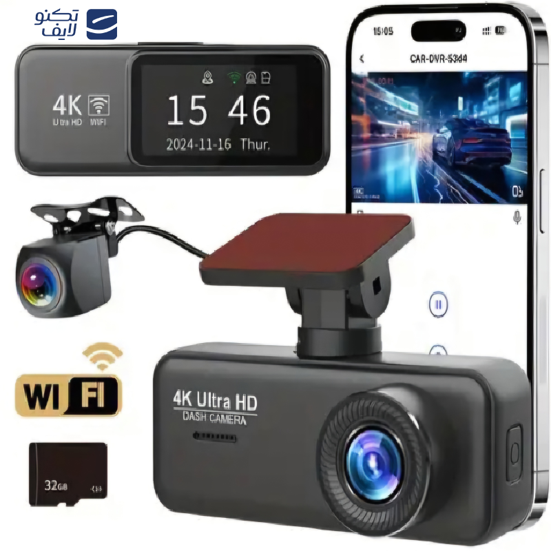 دوربین ثبت وقایع خودرو مدل ULTRA-4k-WiFi دوربین ثبت وقایع خودرو مدل ULTRA-4k-WiFi