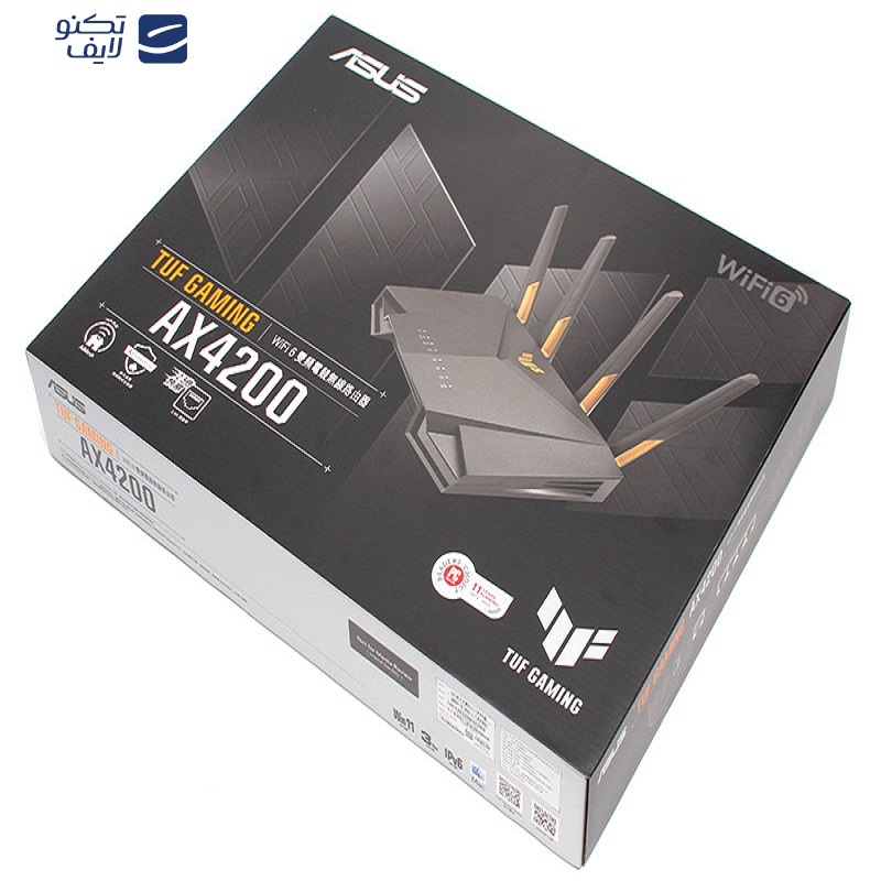 روتر ایسوس مدل ROUTER Gaming TUF-AX4200 روتر ایسوس مدل ROUTER Gaming TUF-AX4200