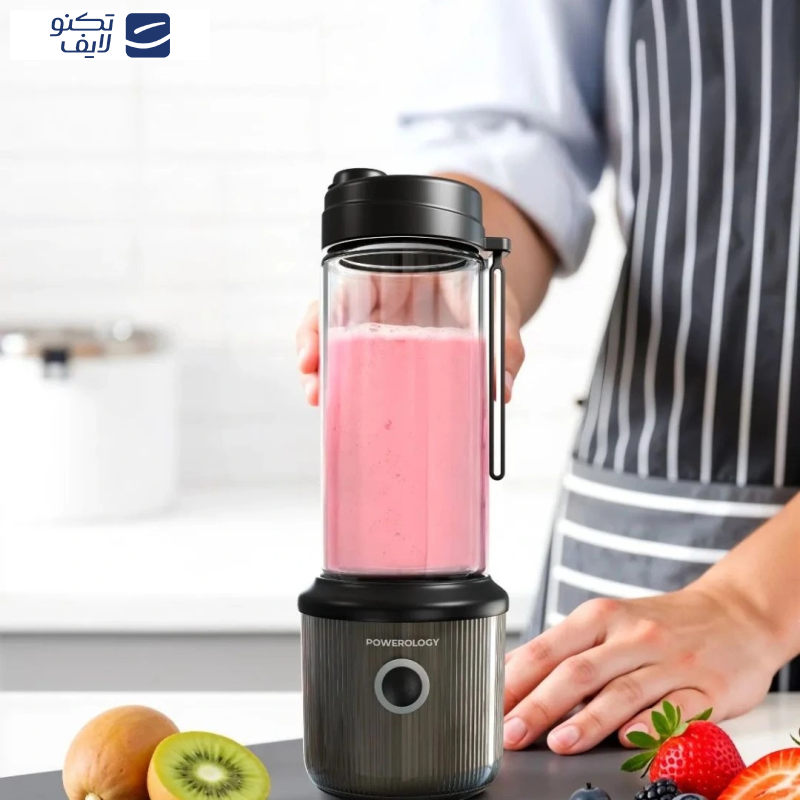 شیکر شارژی پاورولوجی مدل PSM013BK گنجایش 0.45 لیتر شیکر شارژی پاورولوجی مدل PSM013BK گنجایش 0.45 لیتر