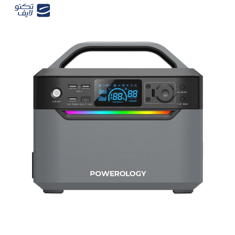 پاوربانک پاورولوجی مدل PPBCHA39 ظرفیت 120000 میلیآمپر ساعت پاوربانک پاورولوجی مدل PPBCHA39 ظرفیت 120000 میلیآمپر ساعت
