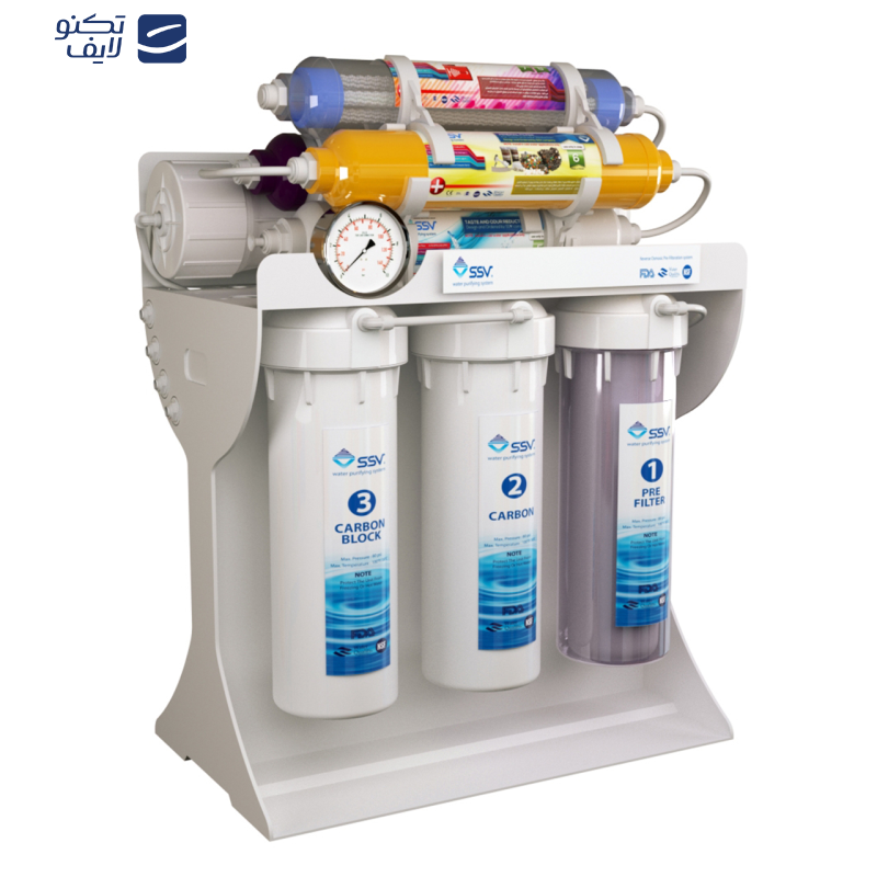 دستگاه تصفیه کننده آب اس اس وی مدل UltraPro X800 به همراه فیلتر دوش حمام