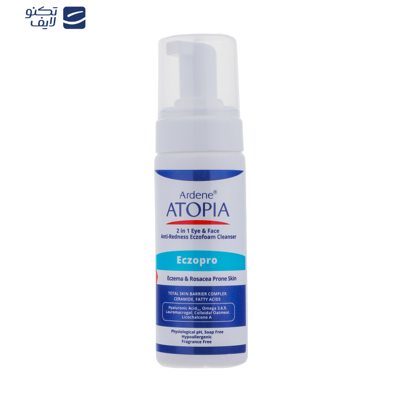 فوم شستوشوی صورت آردن آتوپیا مدل ECZOPRO حجم 150 میلیلیتر فوم شستوشوی صورت آردن آتوپیا مدل ECZOPRO حجم 150 میلیلیتر
