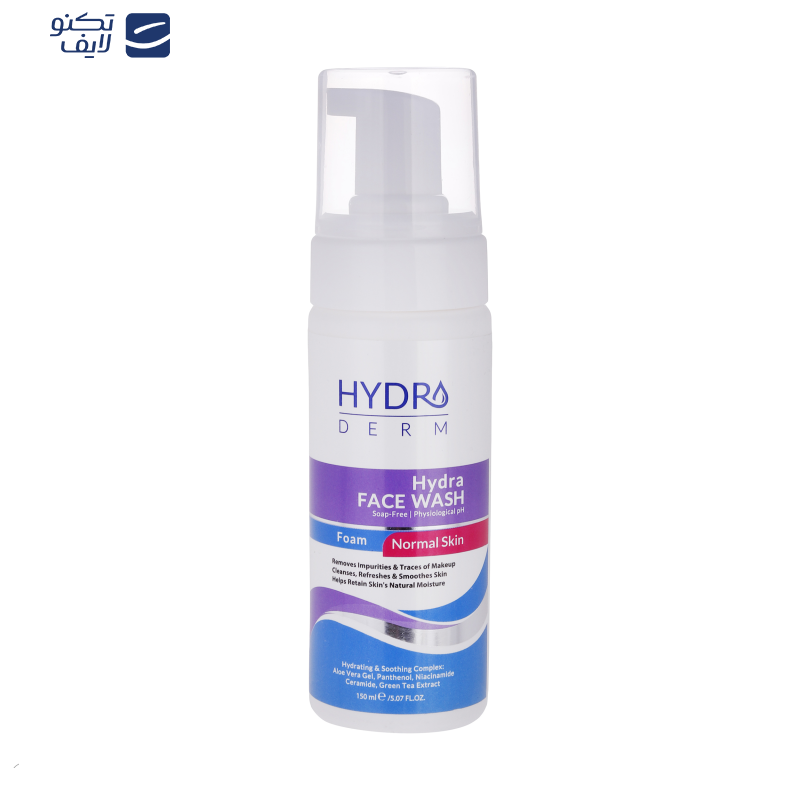 فوم شستشو صورت هیدرودرم مدل آلوئه ورا مناسب پوست های حساس حجم 150 میلی لیتر فوم شستشو صورت هیدرودرم مدل آلوئه ورا مناسب پوست های حساس حجم 150 میلی لیتر