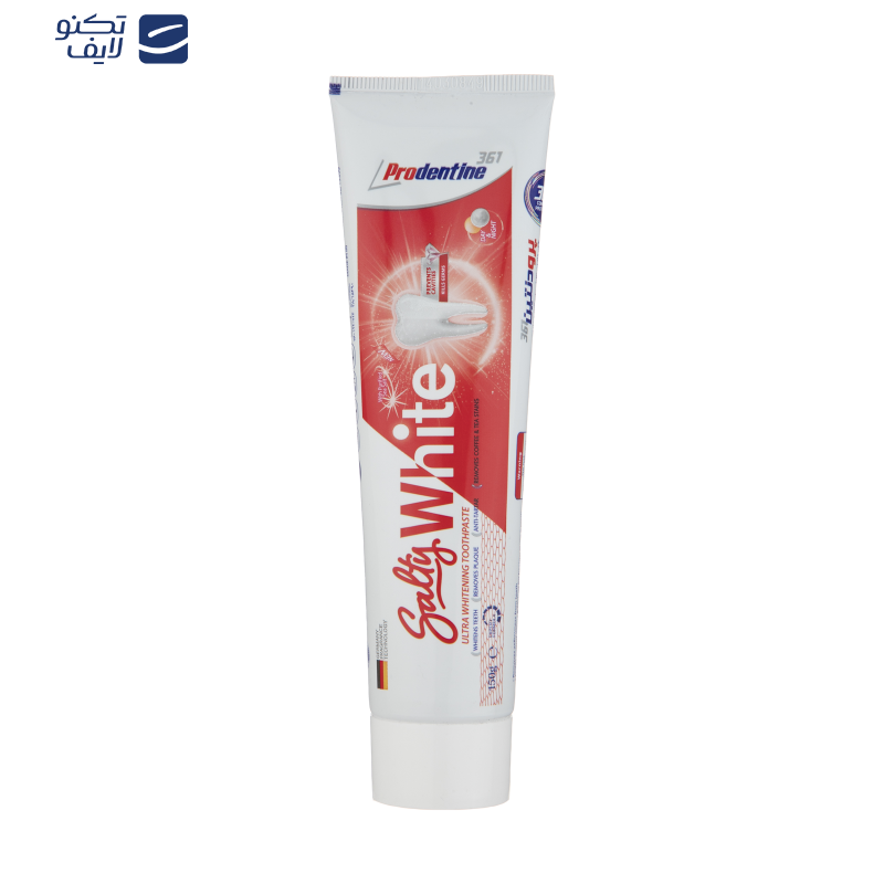 خمیر دندان پرودنتین 361 مدل Salty White وزن 150 گرم  خمیر دندان پرودنتین 361 مدل Salty White وزن 150 گرم