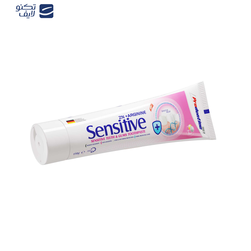 خمیر دندان پرودنتین 361 مدل Sensitive وزن 130 گرم  خمیر دندان پرودنتین 361 مدل Sensitive وزن 130 گرم