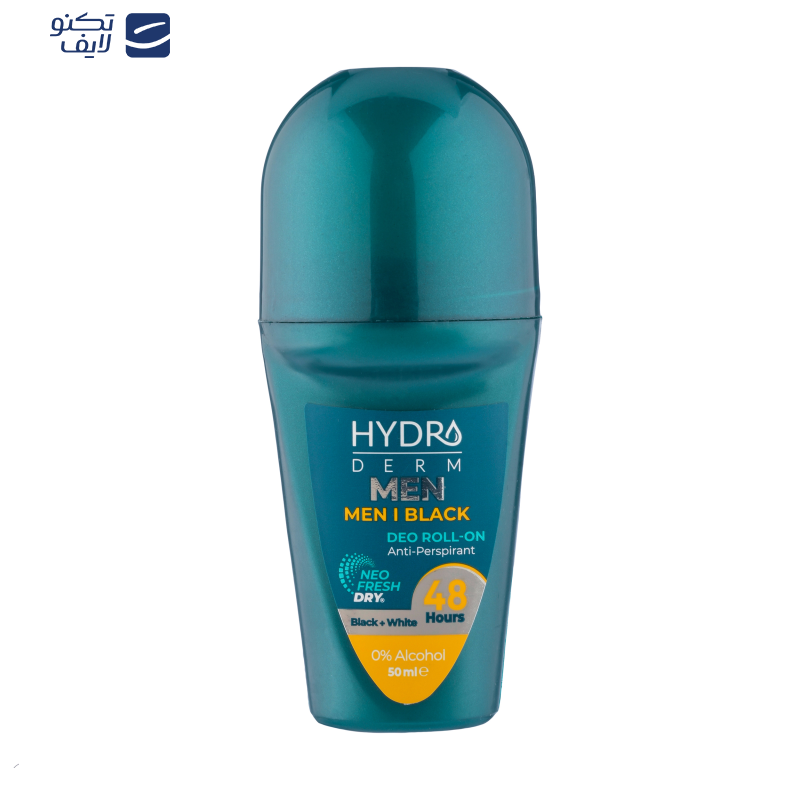 رول ضد تعریق مردانه هیدرودرم مدل Black حجم 50 میلی لیتر رول ضد تعریق مردانه هیدرودرم مدل Black حجم 50 میلی لیتر