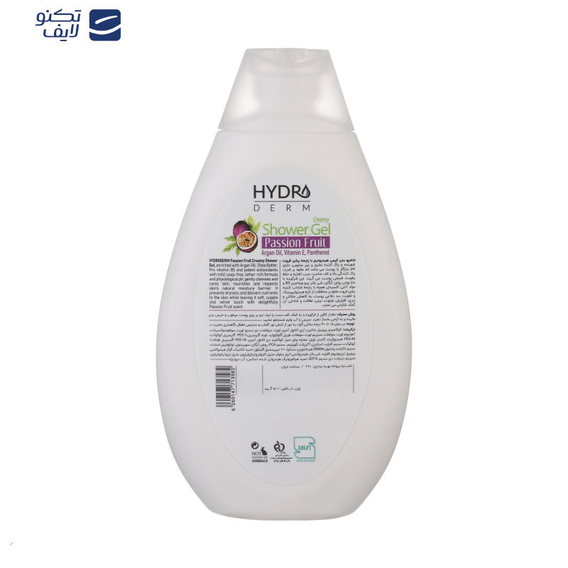 شامپو بدن کرمی هیدرودرم مدل Passion Fruit مناسب انواع پوست حجم 500 میلی لیتر شامپو بدن کرمی هیدرودرم مدل Passion Fruit مناسب انواع پوست حجم 500 میلی لیتر
