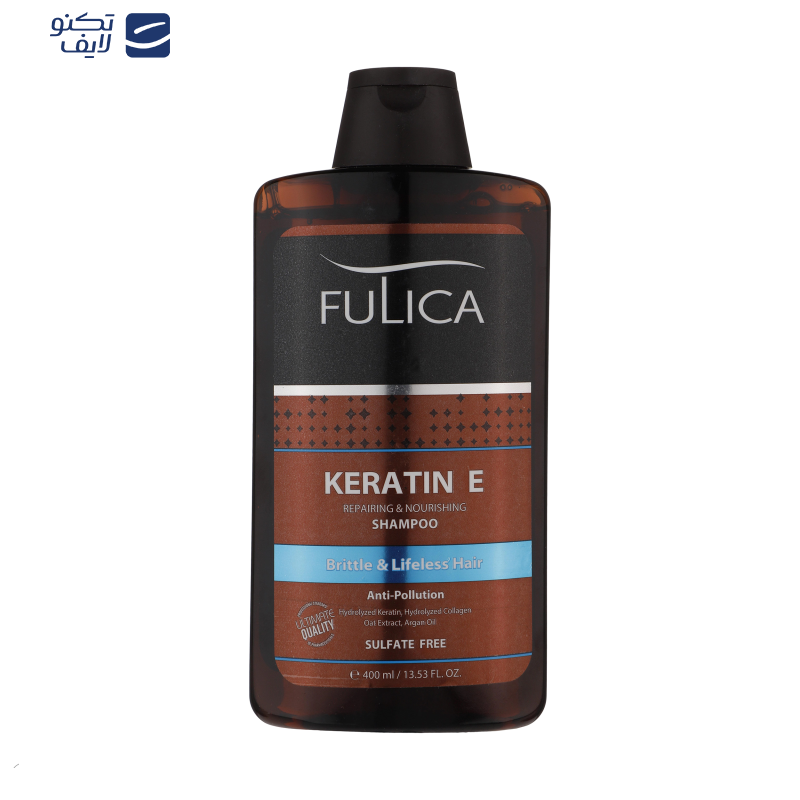 شامپو تقویتکننده مو فولیکا مدل Keratin E حجم 400 میلیلیتر شامپو تقویتکننده مو فولیکا مدل Keratin E حجم 400 میلیلیتر