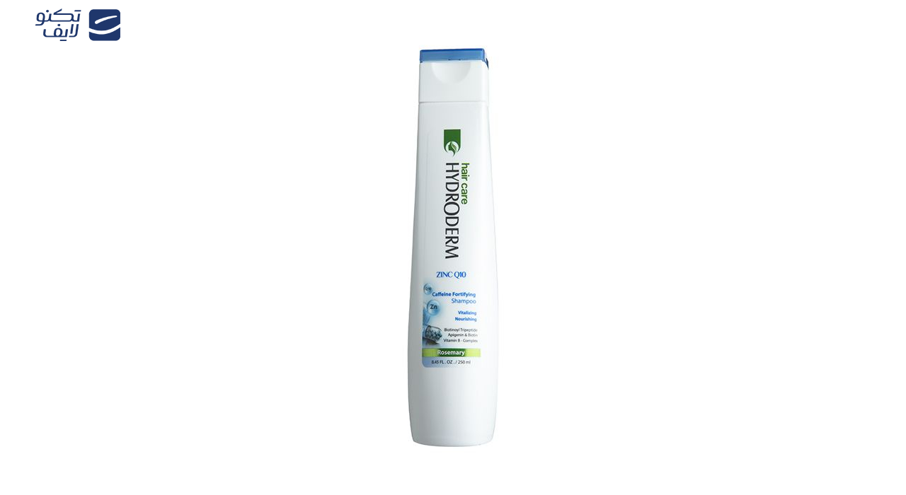 شامپو تقویت کننده هیدرودرم مدل Zinc Q10 مناسب انواع مو حجم 250 میلی لیتر