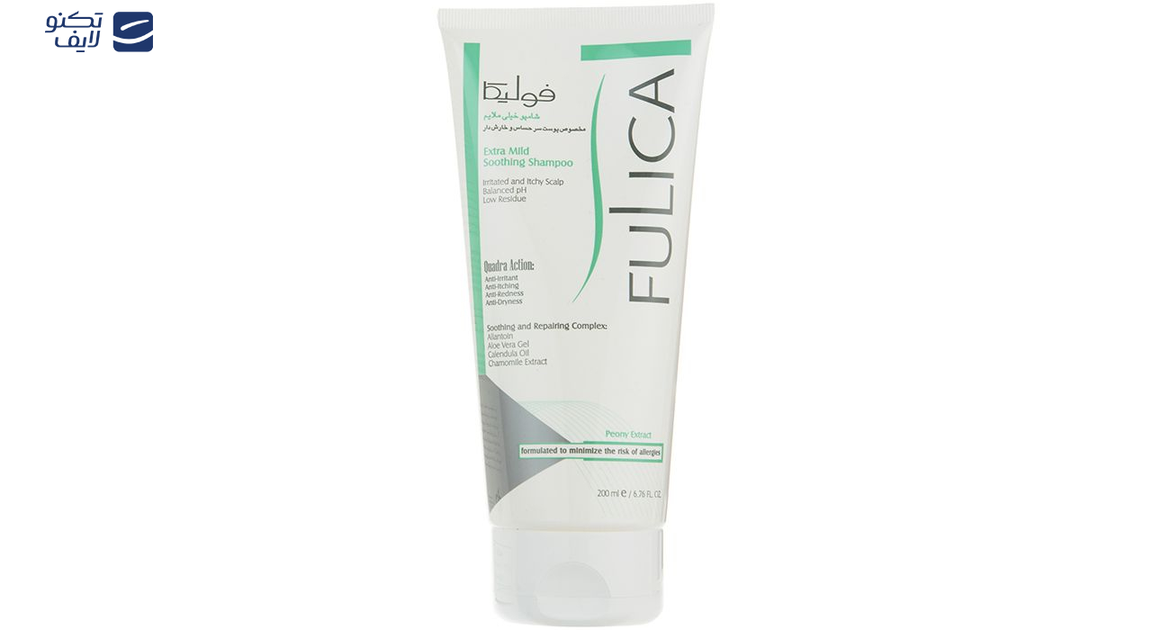 شامپو خیلی ملایم فولیکا مخصوص پوست سر حساس و خارش دار حجم 200 میلیلیتر شامپو خیلی ملایم فولیکا مخصوص پوست سر حساس و خارش دار حجم 200 میلیلیتر