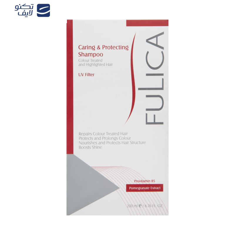 شامپو مو فولیکا مدل Caring And Protecting مخصوص موهای رنگ شده حجم 200 میلیلیتر شامپو مو فولیکا مدل Caring And Protecting مخصوص موهای رنگ شده حجم 200 میلیلیتر
