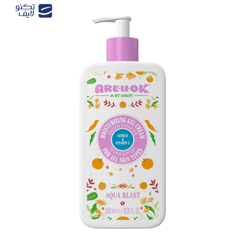 ژل آبرسان آر یو اوکی مدل Citrus And Vitamin C حجم 500 میلیلیتر ژل آبرسان آر یو اوکی مدل Citrus And Vitamin C حجم 500 میلیلیتر