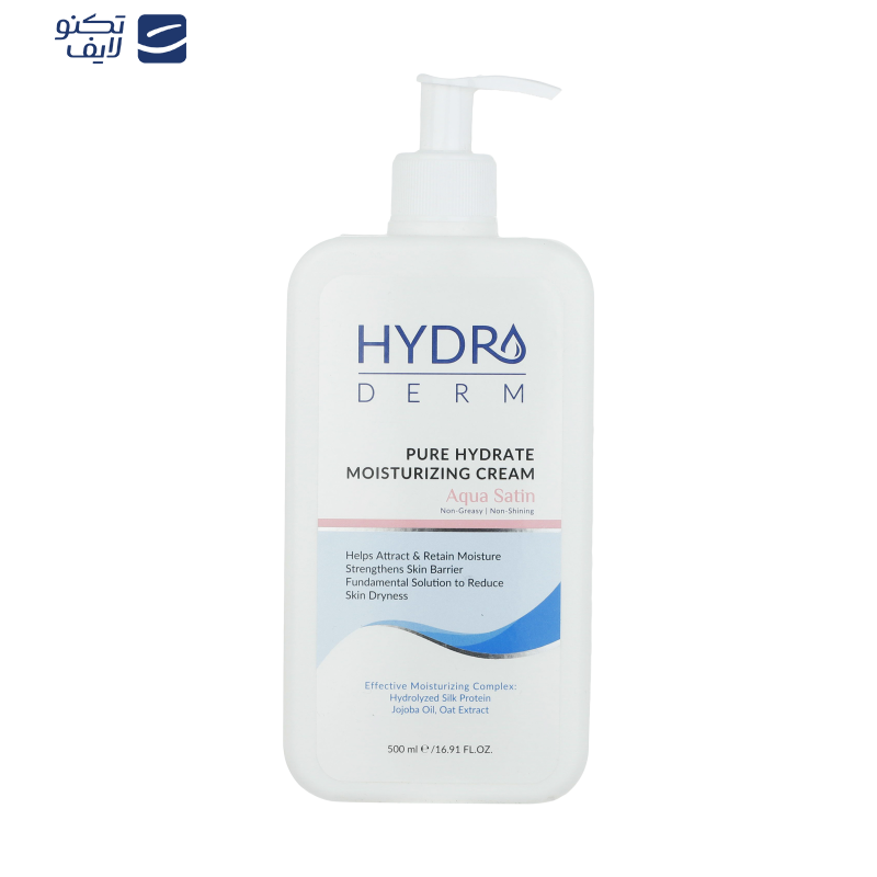 کرم مرطوبکننده و نرمکننده هیدرودرم مدل Aqua Satin حجم 500 میلیلیتر کرم مرطوبکننده و نرمکننده هیدرودرم مدل Aqua Satin حجم 500 میلیلیتر