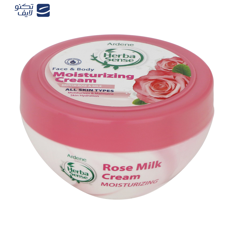 کرم مرطوب کننده آردن هرباسنس مدل British Rose & Milk وزن 150 گرم کرم مرطوب کننده آردن هرباسنس مدل British Rose & Milk وزن 150 گرم