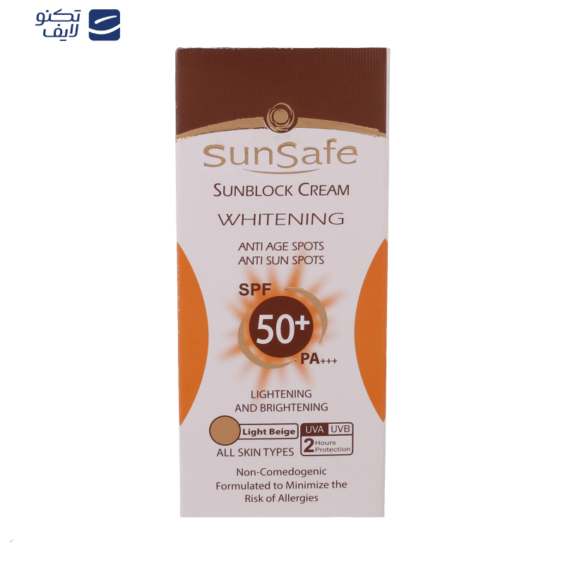 کرم ضد آفتاب رنگی سان سیف SPF 50 مدل 002 مناسب برای انواع پوست حجم 50 میلی لیتر کرم ضد آفتاب رنگی سان سیف SPF 50 مدل 002 مناسب برای انواع پوست حجم 50 میلی لیتر