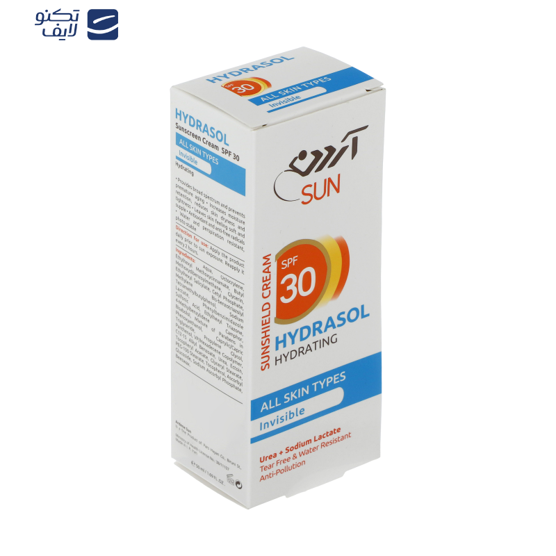 کرم ضد آفتاب آردن سان مدل Without Color وزن 50 گرم کرم ضد آفتاب آردن سان مدل Without Color وزن 50 گرم