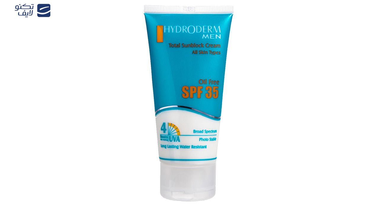 کرم ضد آفتاب فاقد چربی هیدرودرم مدل Men SPF35 وزن 50 گرم کرم ضد آفتاب فاقد چربی هیدرودرم مدل Men SPF35 وزن 50 گرم