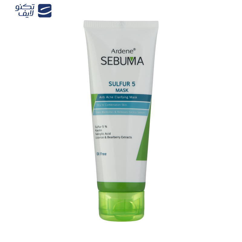 ماسک صورت آردن سبوما مدل ضد جوش و پاکسازی کننده مناسب پوست های مختلط حجم 75 میلی لیتر ماسک صورت آردن سبوما مدل ضد جوش و پاکسازی کننده مناسب پوست های مختلط حجم 75 میلی لیتر